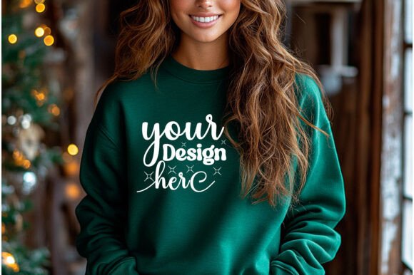Christmas 18000 Sweatshirt Mockup 74 Graphics