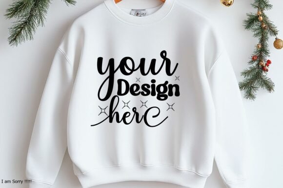 Christmas 18000 Sweatshirt Mockup: Premium Graphics
