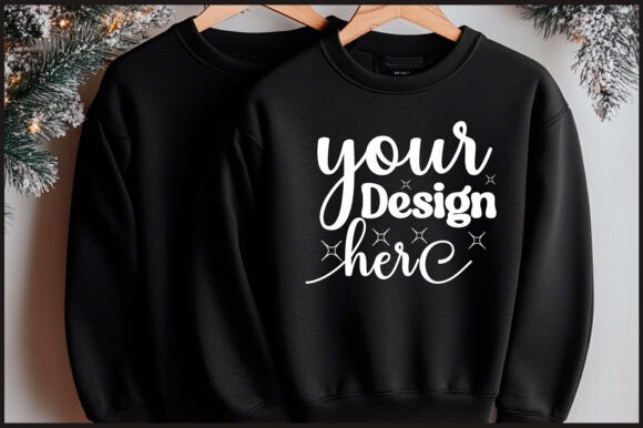 Christmas Hanger Sweatshirt Mockup 14: Graphics for Product Mockups
