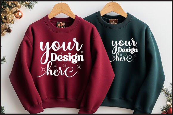 Christmas Hanger Sweatshirt Mockup 78: Graphics for Product Mockups