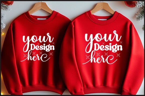 Christmas Hanger Sweatshirt Mockup 86 Graphics Review