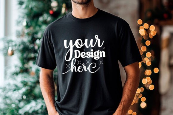 Christmas Sweatshirt Men Mockup 32: Graphics & Product Mockups
