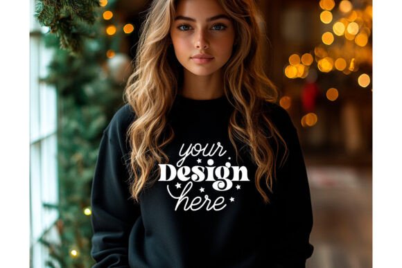 Christmas Sweatshirt Mockup 16: Graphics for Product Mockups