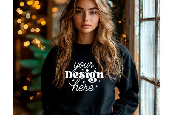 Christmas Sweatshirt Mockup 20: Graphics & Product Mockups
