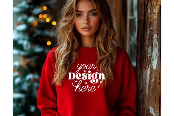 Christmas Sweatshirt Mockup 36: Graphics & Product Mockups