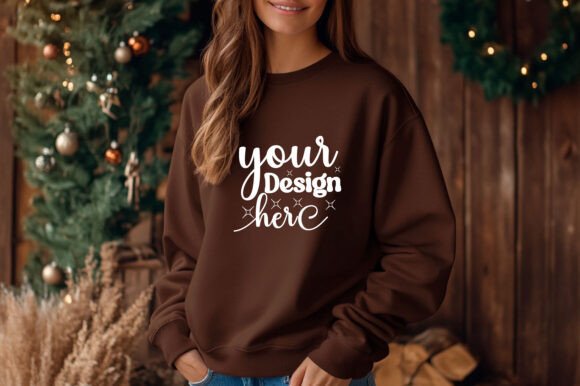 Christmas Women Sweatshirt Mockup 64 Graphics Review