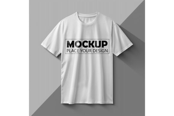 Classic White T-Shirt Mockup: Graphics & Product Mockups