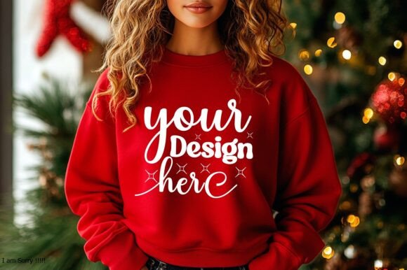 Gildan Christmas Mockup 110 Graphics