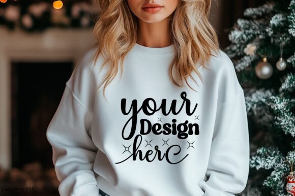 Gildan Christmas Sweatshirt Mockup 159 Review
