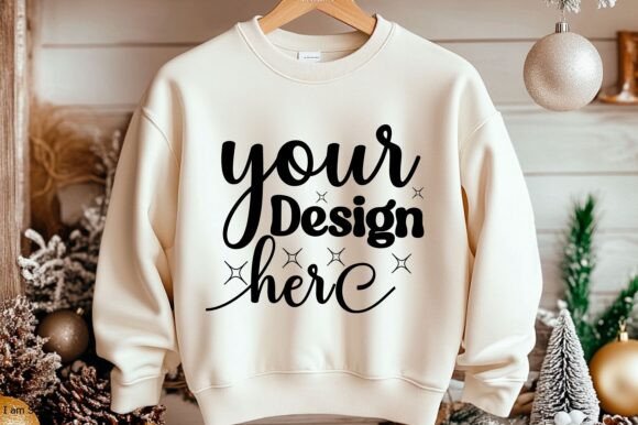 Graphics: Christmas 18000 Sweatshirt Mockup 132