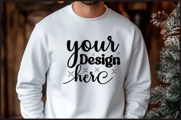 Graphics for Product Mockups: Christmas Men Sweatshirt