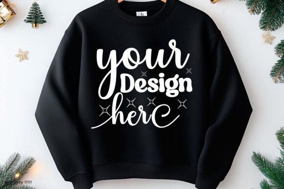 Happy New Year Sweatshirt Mockup 27 Graphics Review