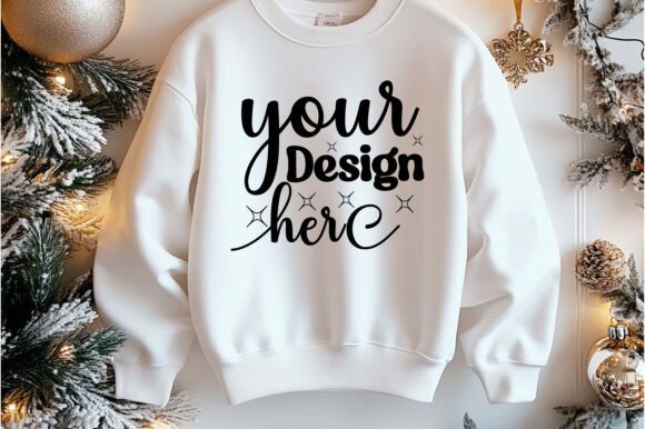 Happy New Year Sweatshirt Mockup 94 Graphics Review