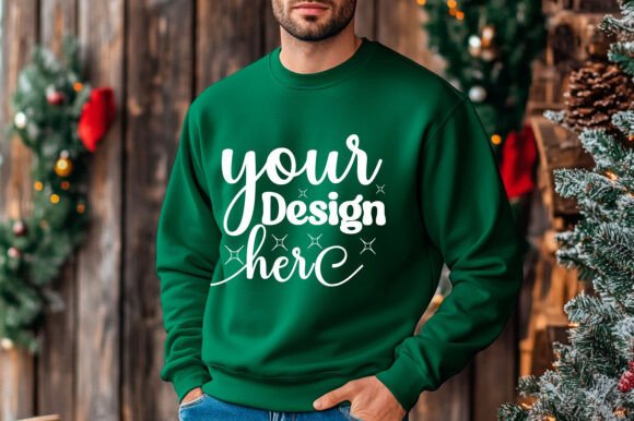 Review: Christmas 18000 Men Sweatshirt Mockup