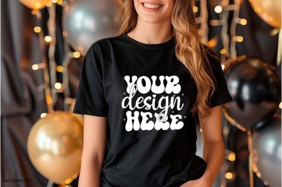 Reviewing Happy New Year T-Shirt Mockup 35 for Embroidery
