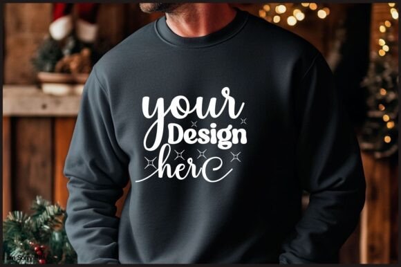Reviewing the Christmas Men Sweatshirt Mockup 15