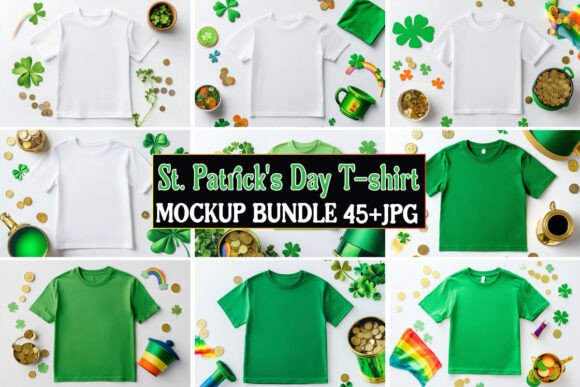 St. Patrick’s Day Mockups: Graphics for Product Mockups
