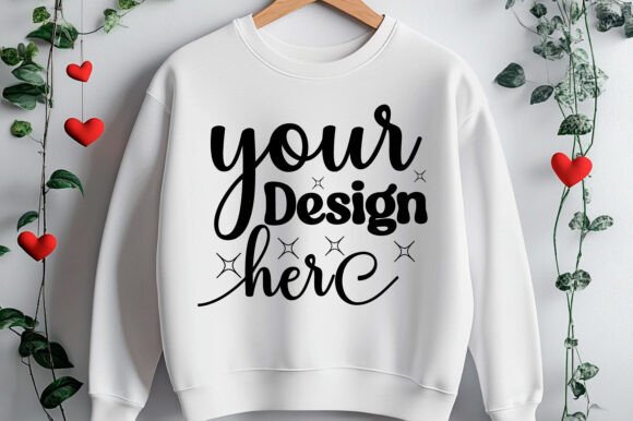 Valentine Day Sweatshirt Mockup 108 Review