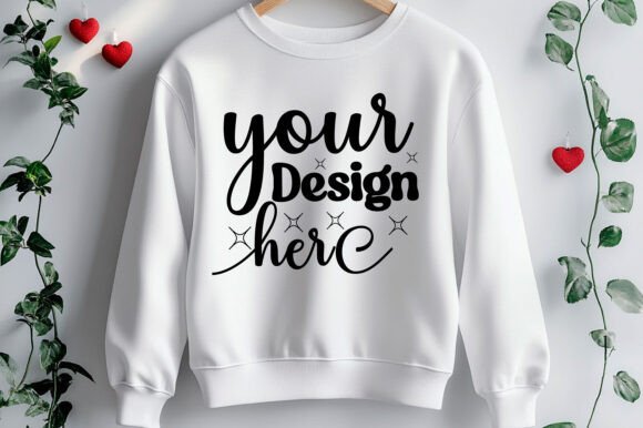 Valentine Day Sweatshirt Mockup 114: Premium Graphics