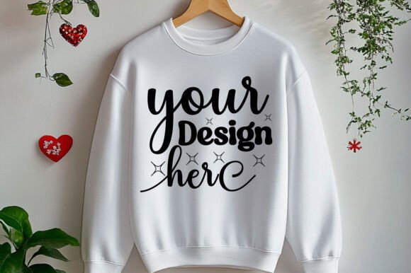 Valentine Day Sweatshirt Mockup 85 Graphics Review