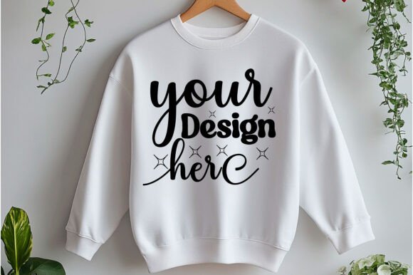 Valentine Sweatshirt Mockup: Graphics & Product Mockups
